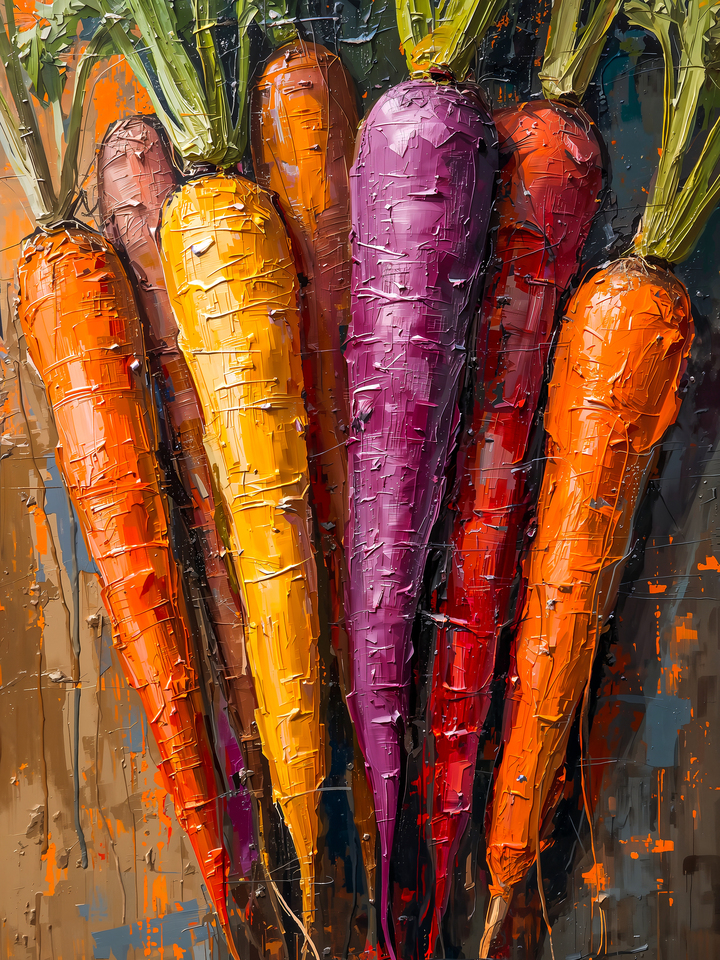 Colorful Carrots Symphony