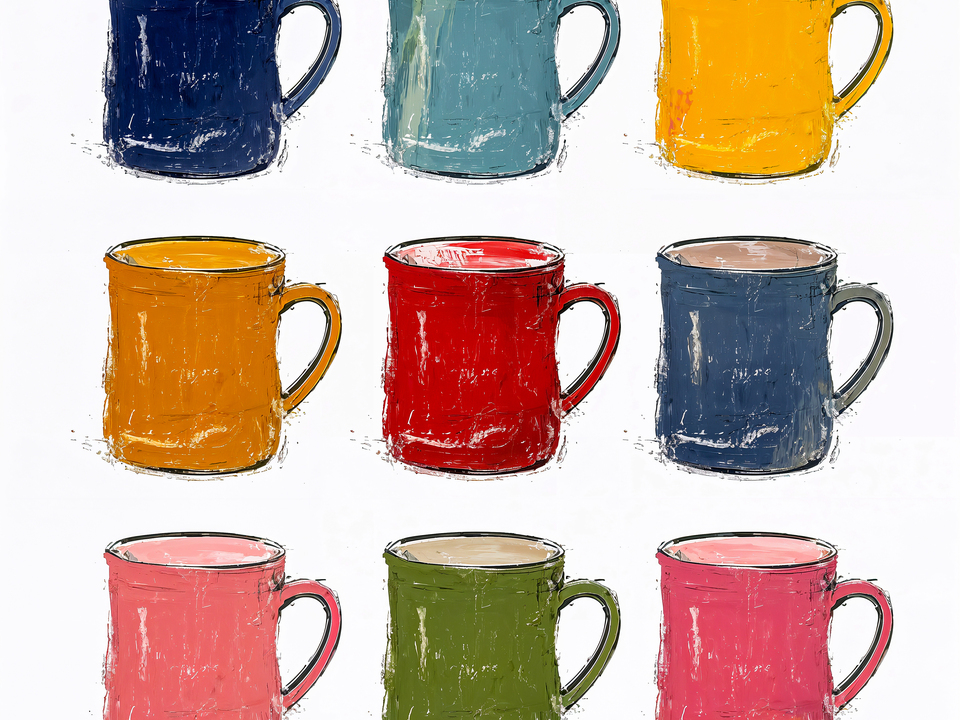 Colorful Mug Collection
