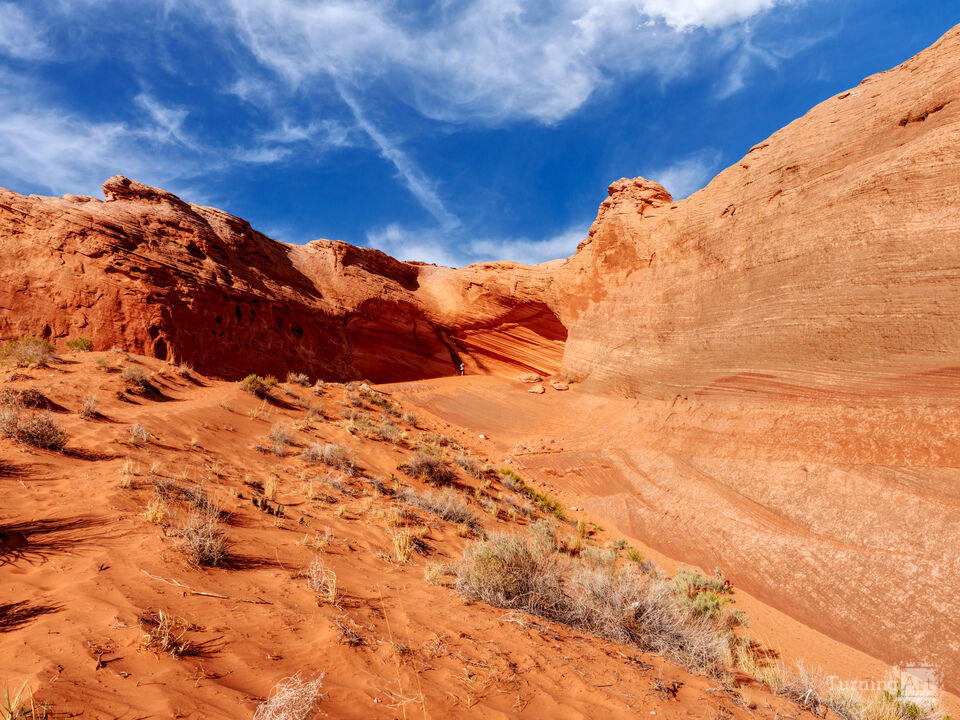 Hidden Shell Sand Cave Page Arizona