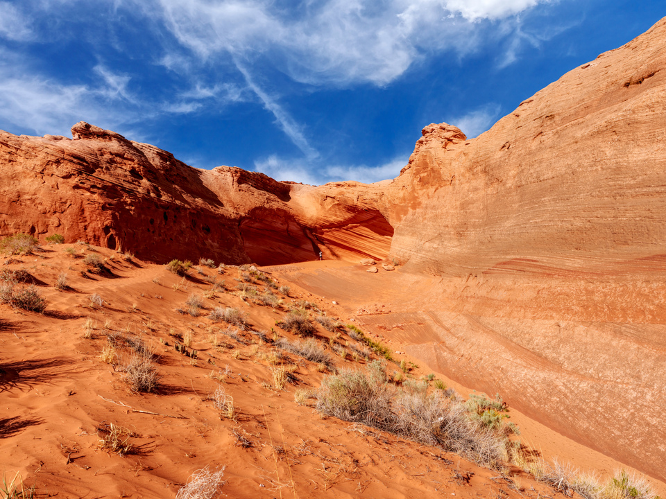 Hidden Shell Sand Cave Page Arizona