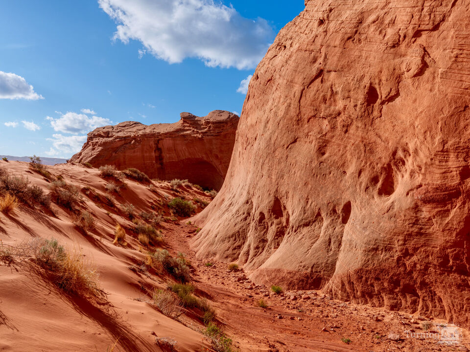Outside Of Shell Sand Cave Arizona