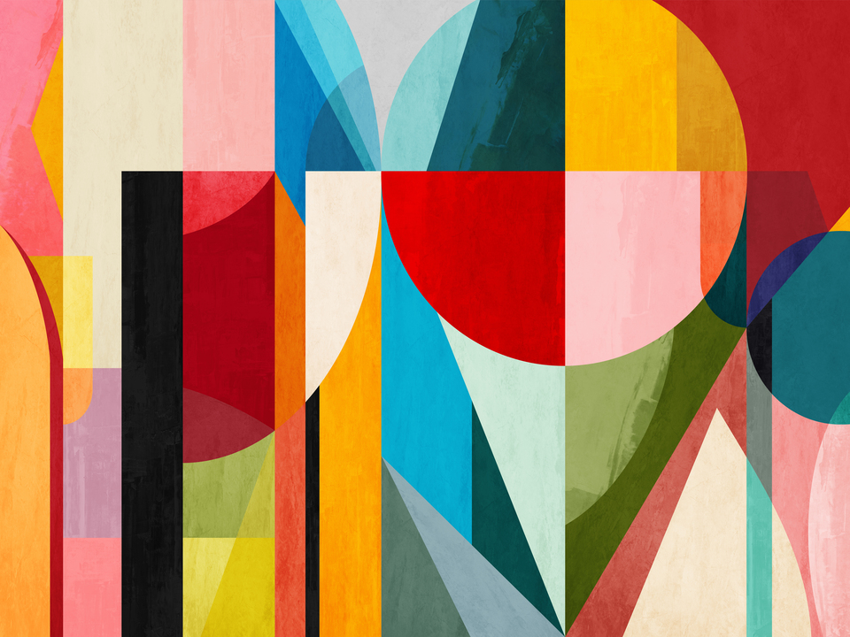 Modern Bauhaus Inspired Geometry