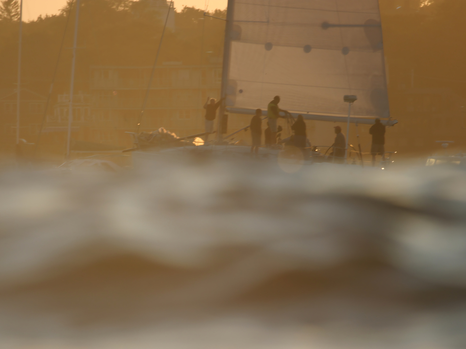 Sailing Home at Dusk Sail