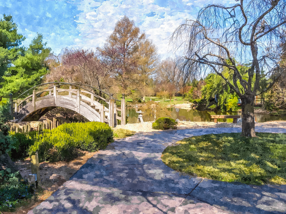 Whimsical Spring Botanical Garden
