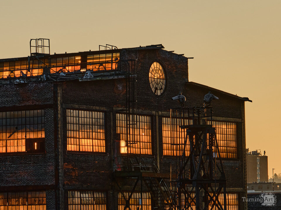 Fire behind the Glass