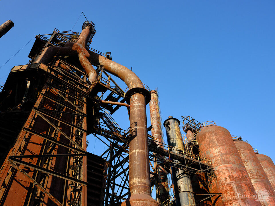 Orange and Reds Bethlehem Steel Works