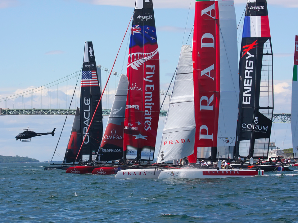 America's Cup Matching Racing in Newport Harbor