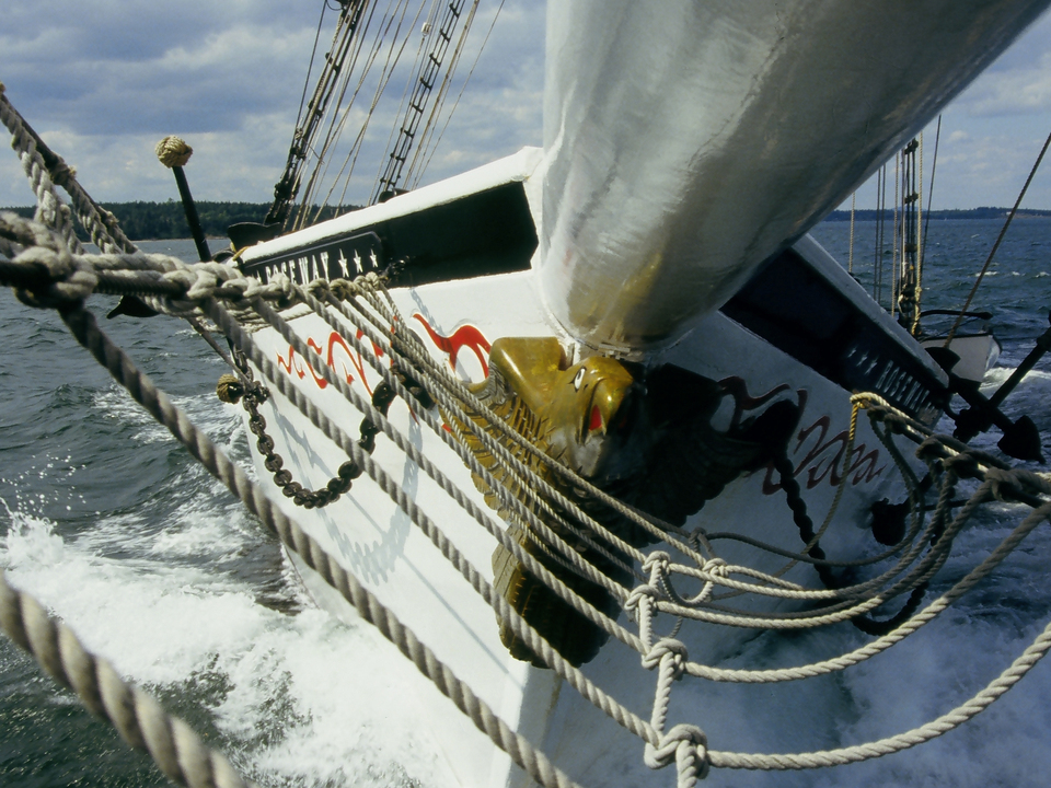 Bow of the Schooner Roseway