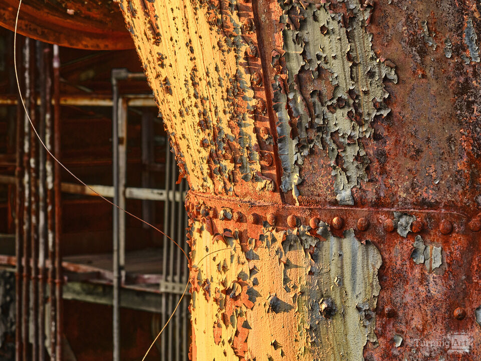 Rust and Peeling Paint, Bethlehem Steel