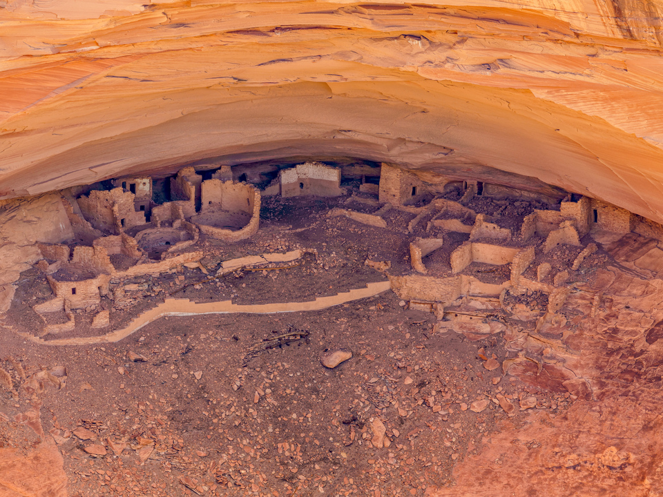 Ancestral Mummy Cave Cliffside Community