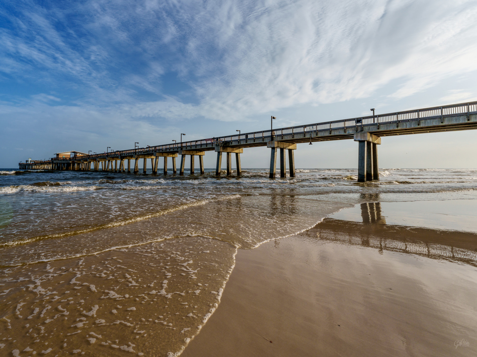 Reflections Along Gulf Shore Pier