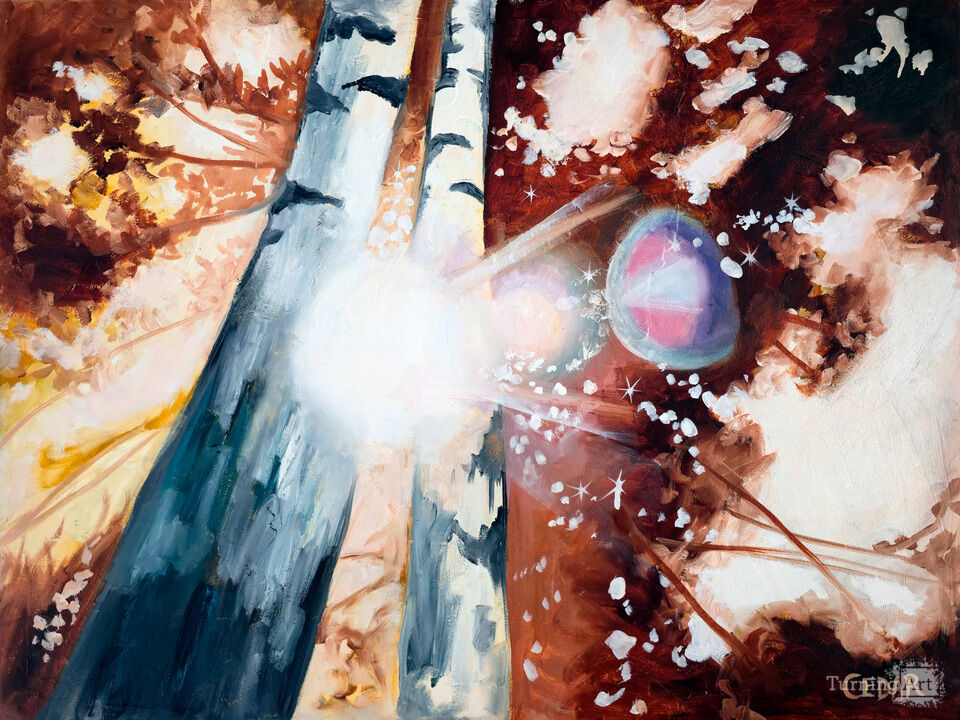 Birches in Clear Light