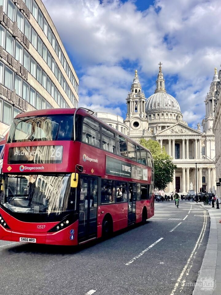 London Red Double-Decker Bus