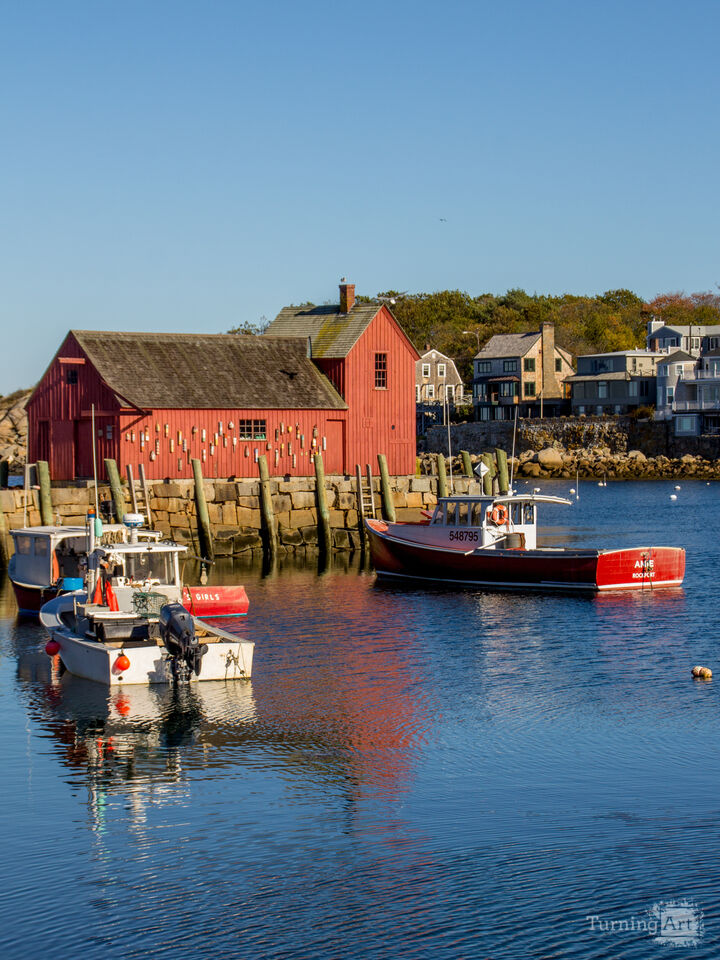 Rockport Harbor Reflections