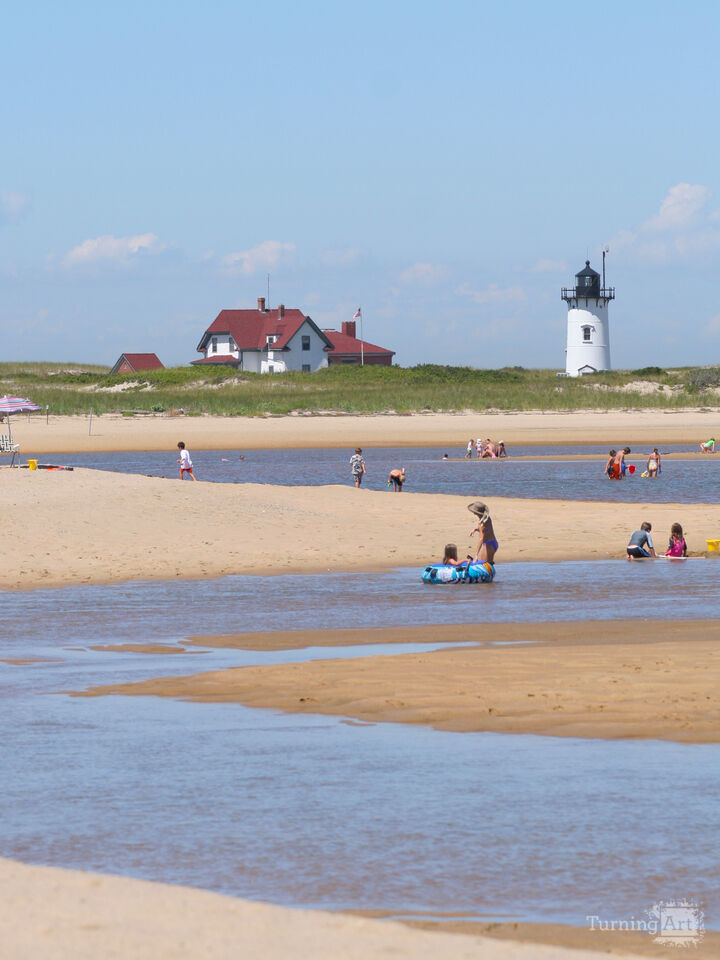 Race Point Lighthouse and Tidal Flats