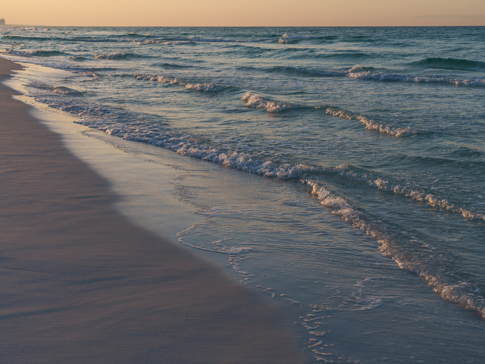 Morning Light On Gulf Tide