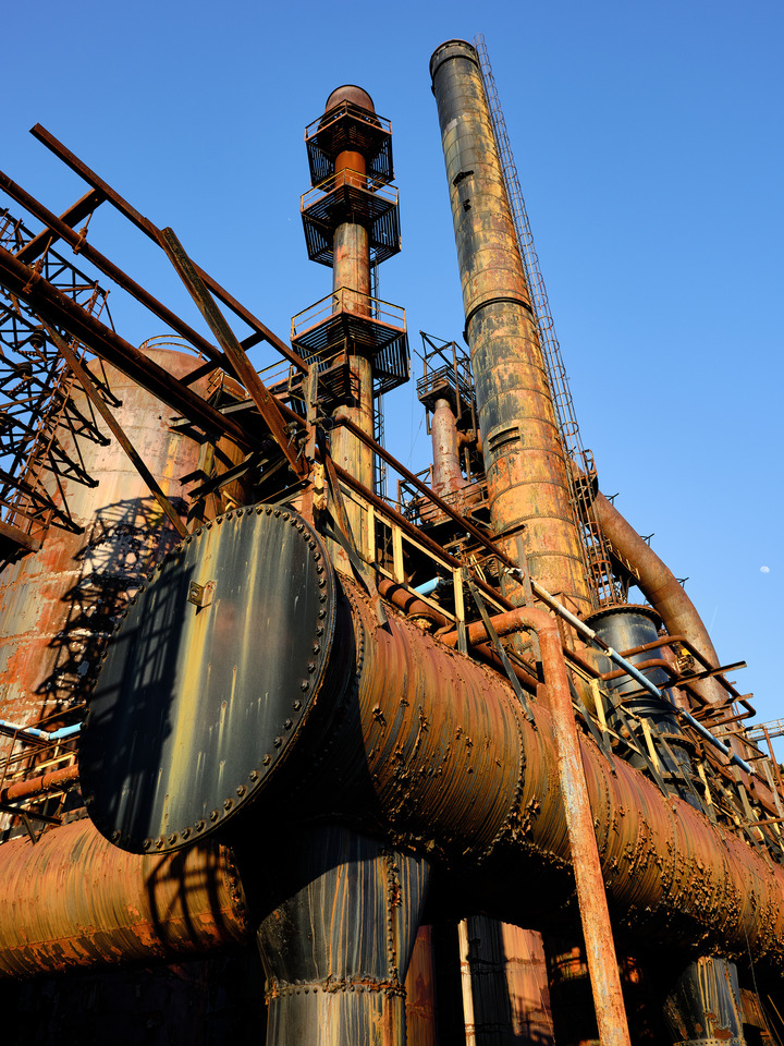 Smokestacks and Peeling Rust, Bethlehem Steel