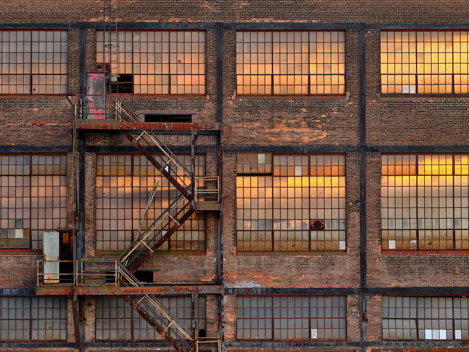 Fires of the Past Behind the Glass