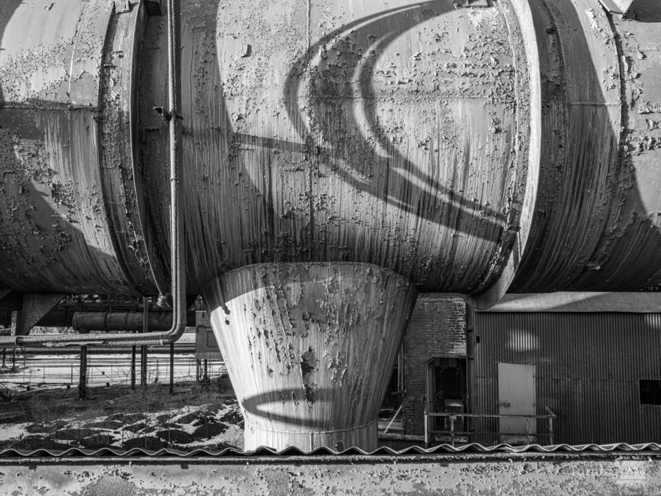 Sunsets Shadows at the Bethlehem Steelworks