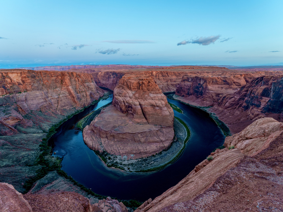 Horseshoe Bend Blue Hour Morning
