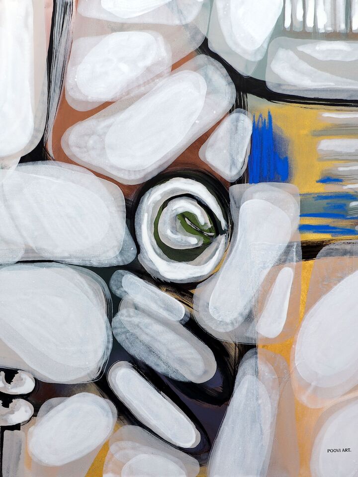 Minimal abstract painting- where I disapper 01