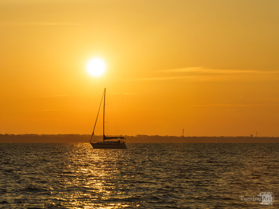 Florida Panhandle Golden Hour Sail