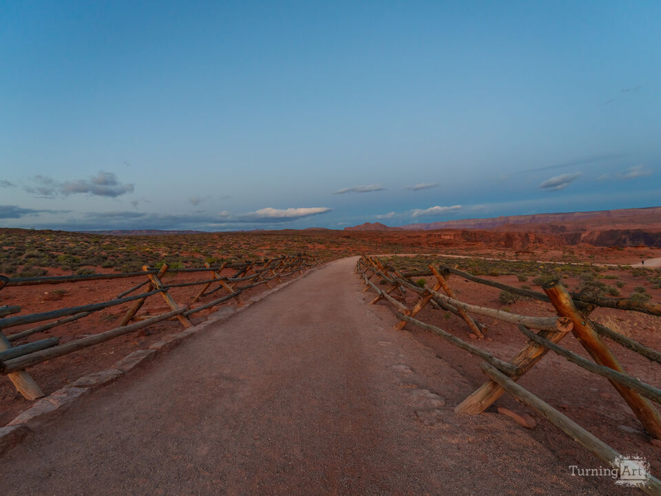 Hiking Trail To Horseshoe Bend Dawn