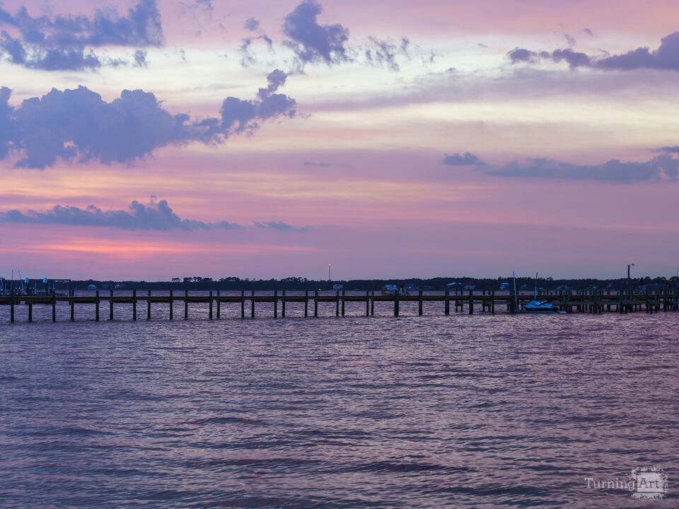 Navarre Gulf Intracoastal Waterway Sunset