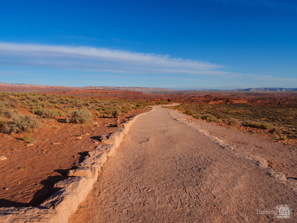 Curved Trail To Horseshoe Bend