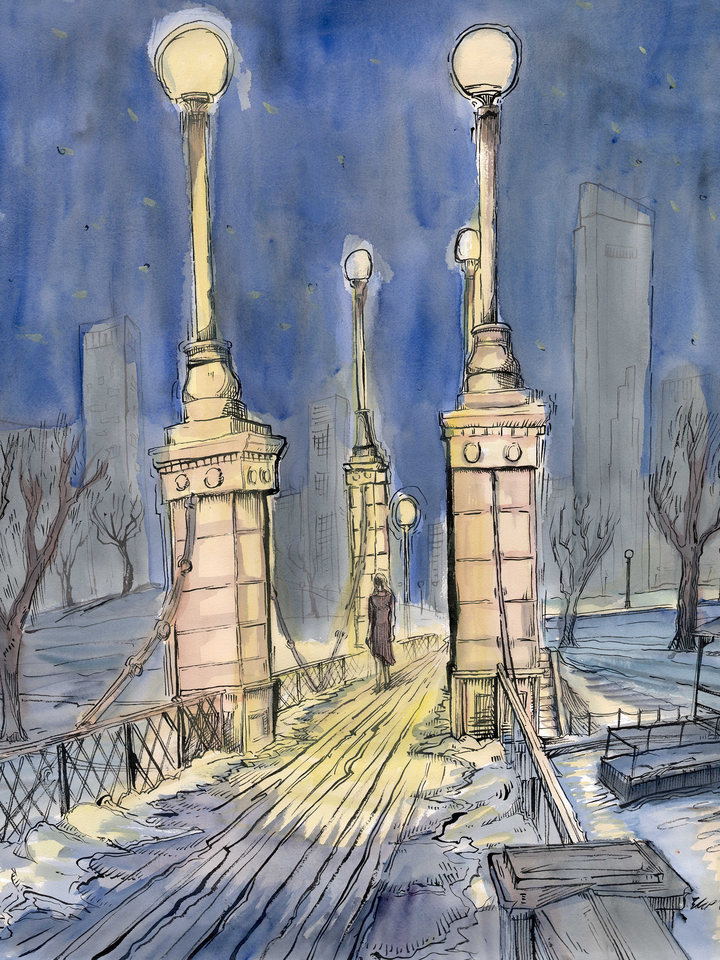 "Glowing Public Garden"