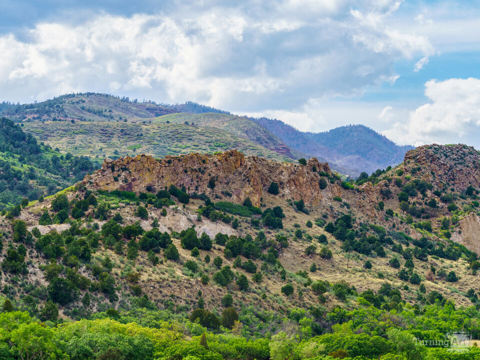 Mystic Stone Walls At Garden Of The Gods