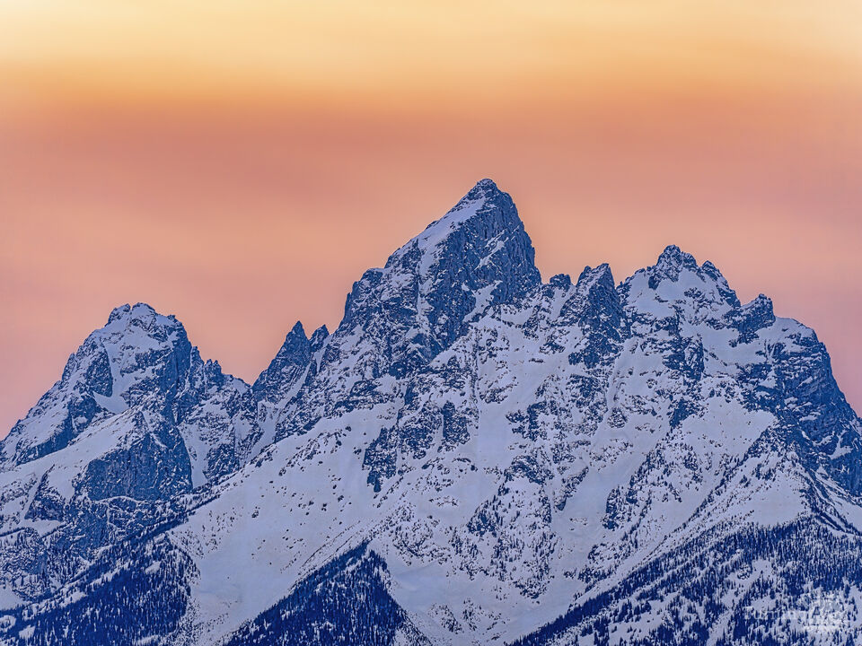 Grand Teton Evening Glow
