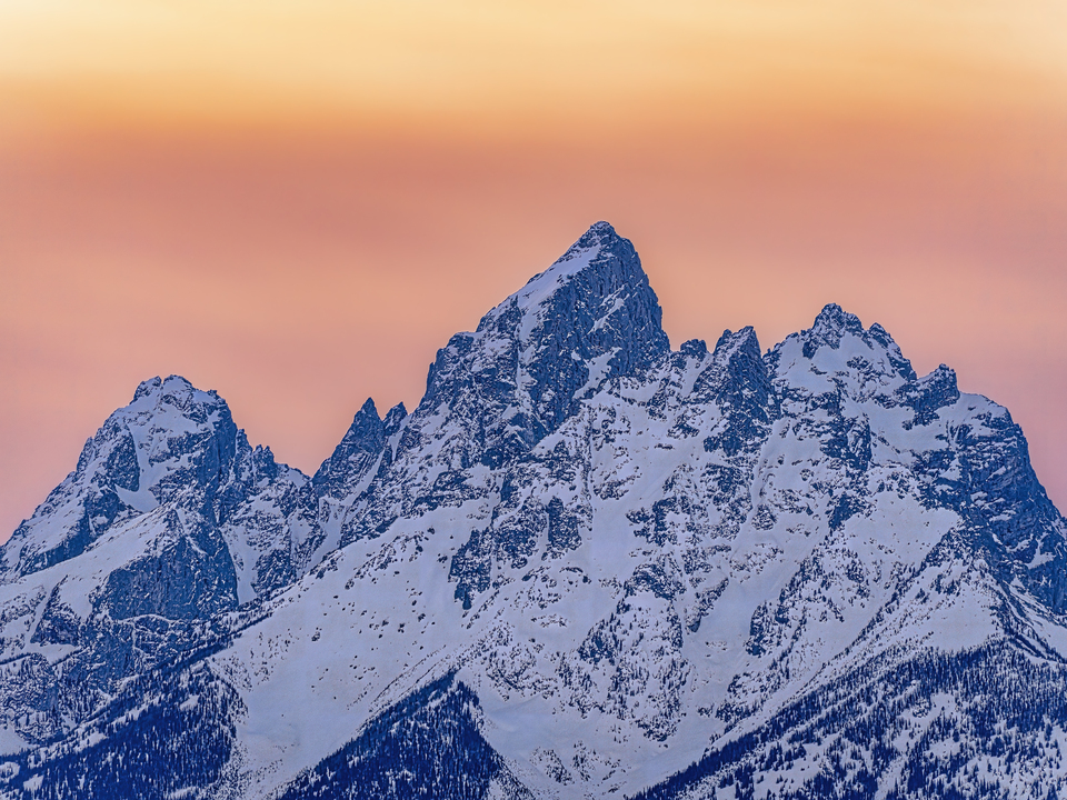 Grand Teton Evening Glow
