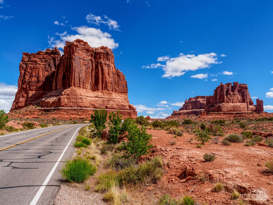 Park Avenue Vista Arches National Park