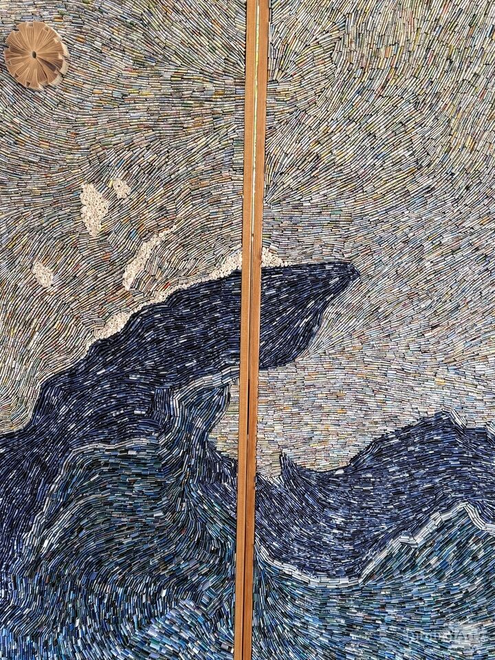 Paper Wave Wall Sculpture