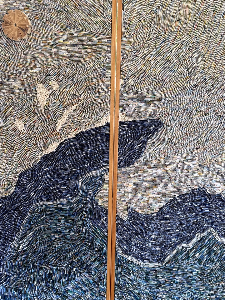 Paper Wave Wall Sculpture