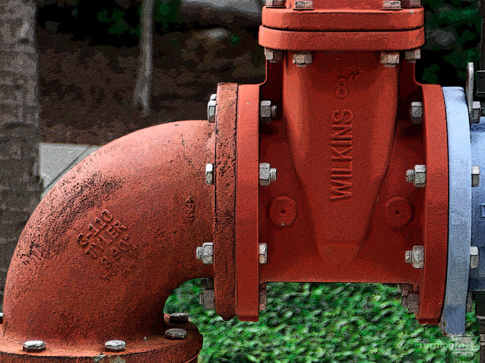 ndustrial Red Pipe – Tampa Detail