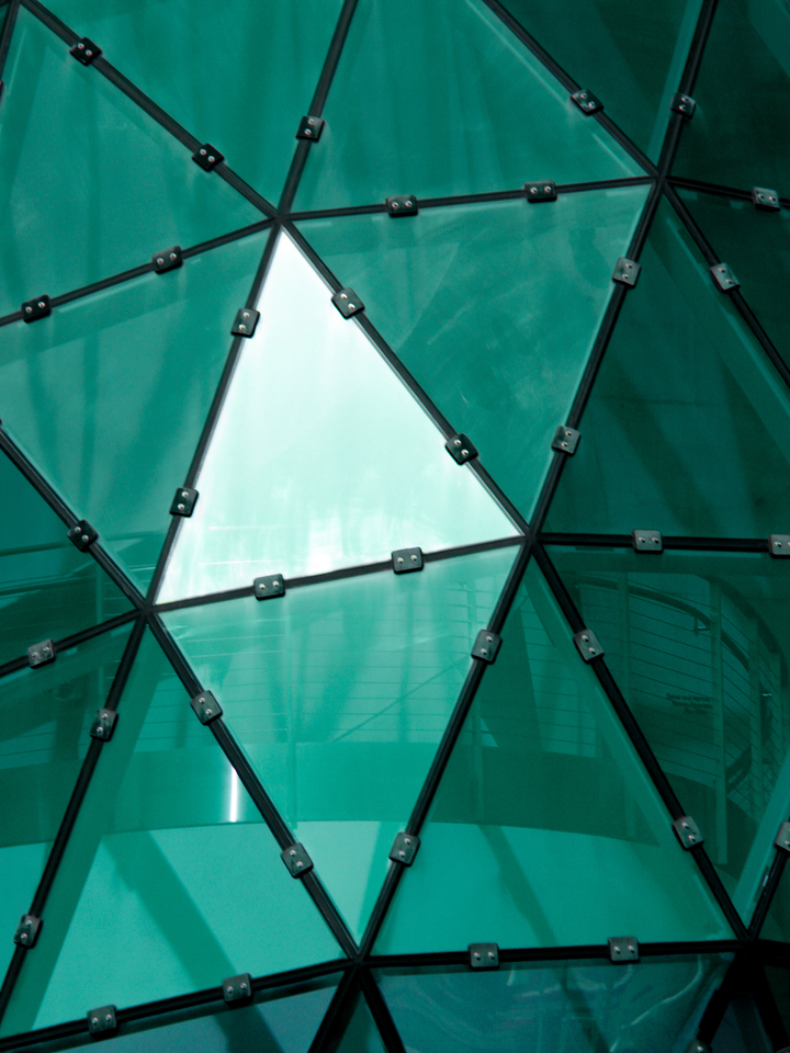 Dalí Museum Glass Triangle – Abstract Study