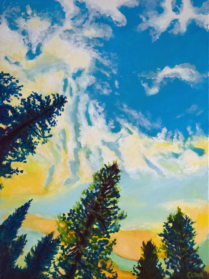Yosemite Sky (Orange & Blue)