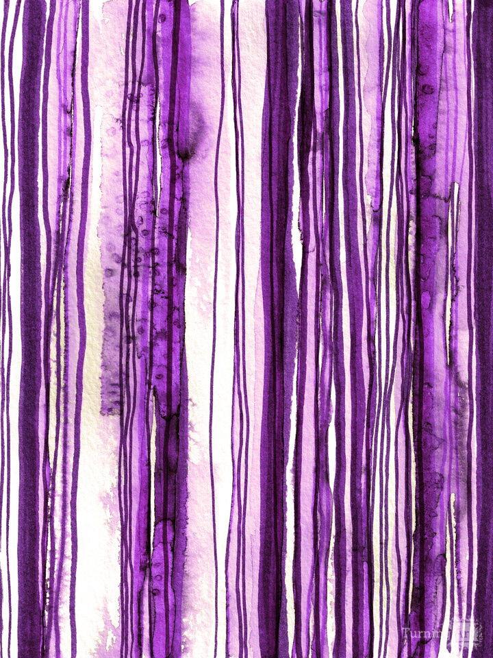 WABI SABI 2/3 AMETHYST PURPLE - WATERCOLOR LINES