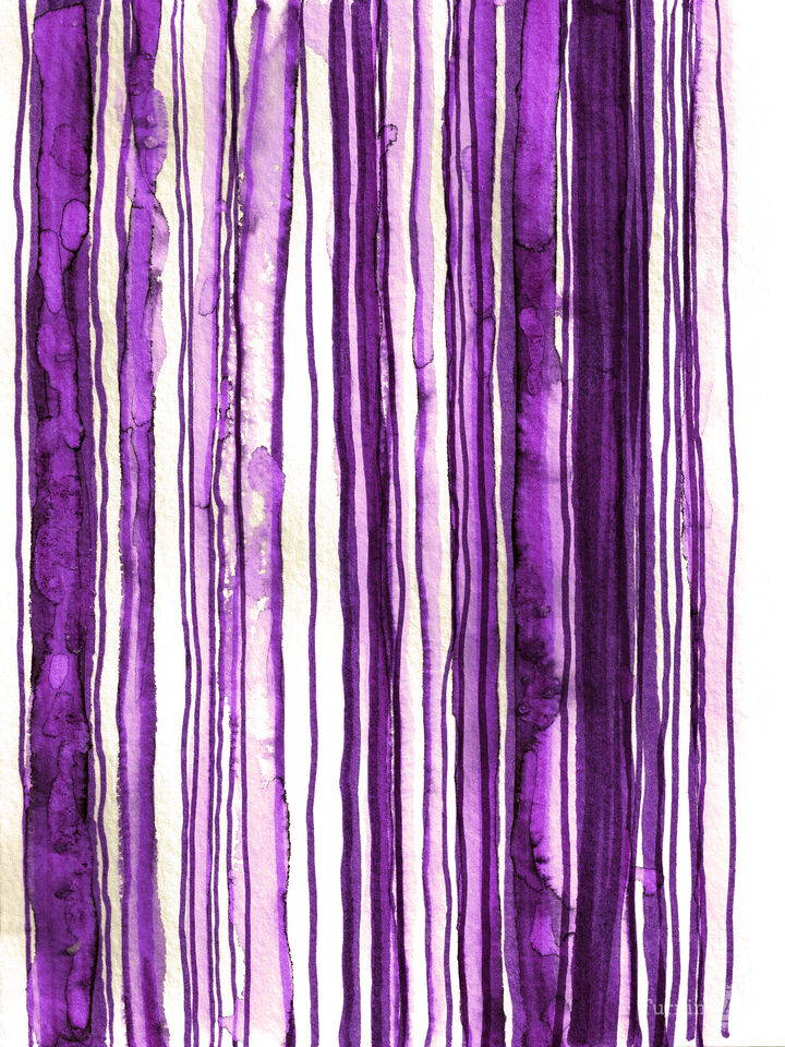 WABI SABI 3/3 AMETHYST PURPLE - WATERCOLOR LINES