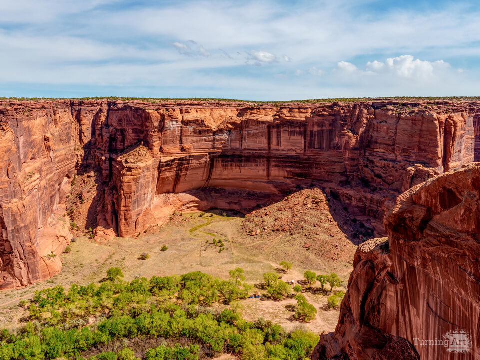 Sliding House Overlook Canyon de Chelly AZ