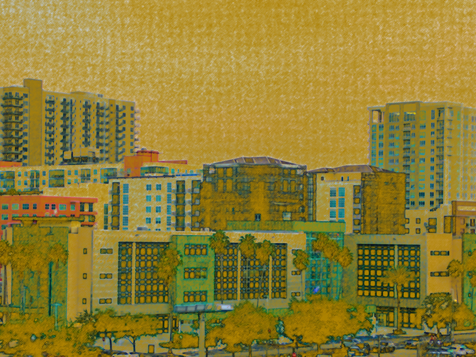 Golden District – Downtown Tampa Skyline