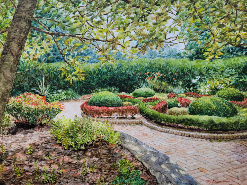 Celtic Knot Garden