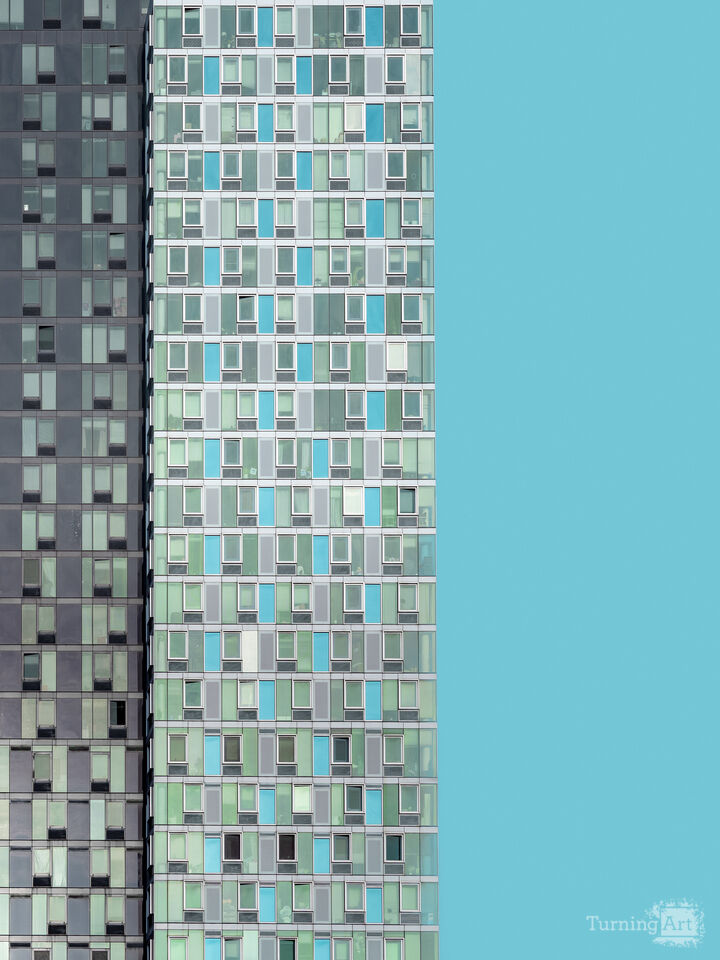 Geometric patterns in architecture detail
