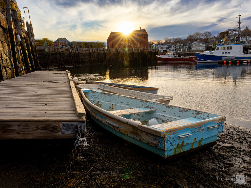 Sunrise over Motif #1 Rockport