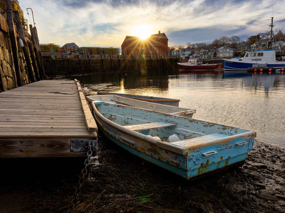 Sunrise over Motif #1 Rockport