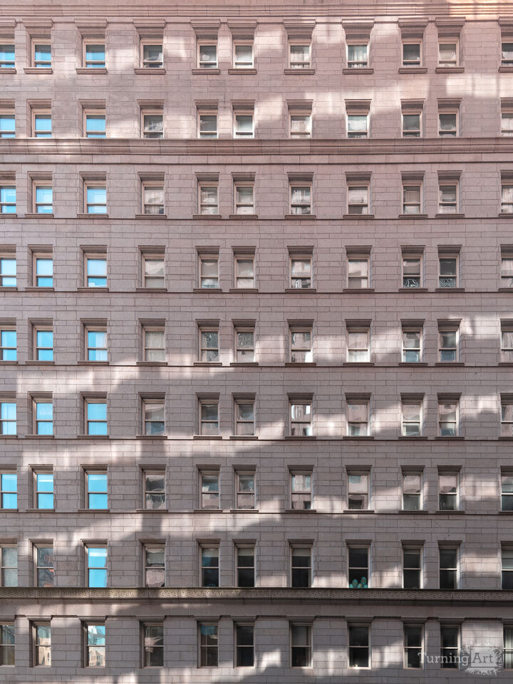 Geometric patterns in architecture detail