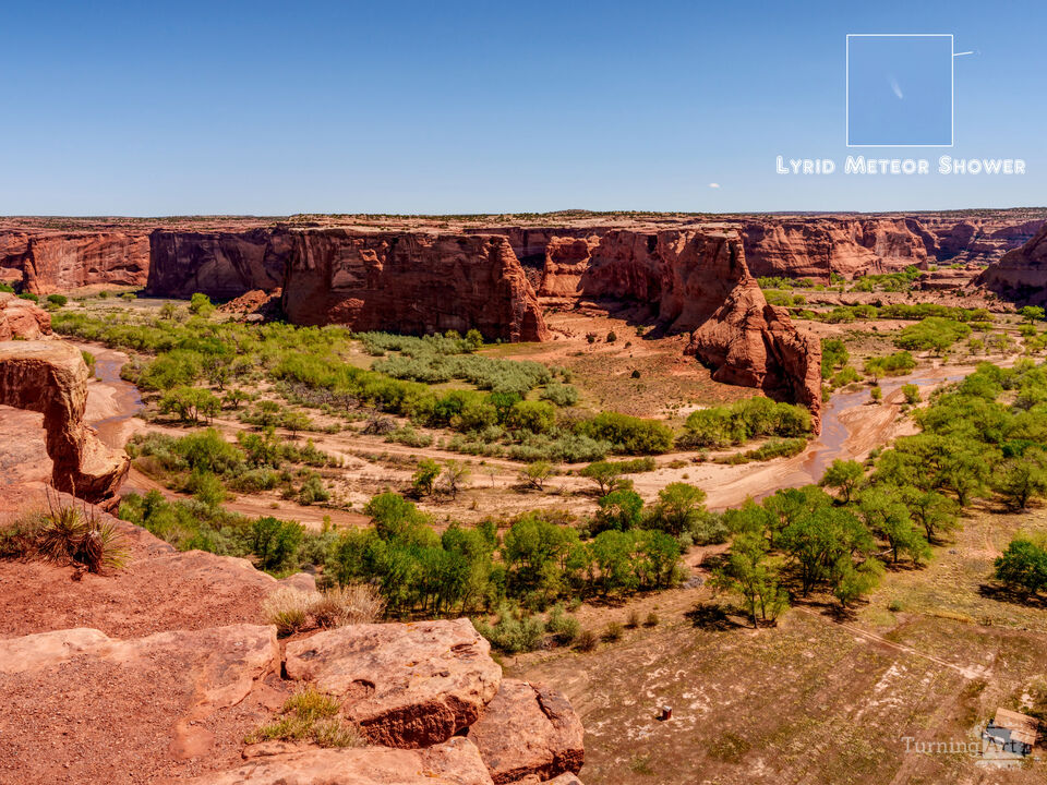 Canyon de Chelly Tseyi Lyrid Meteor