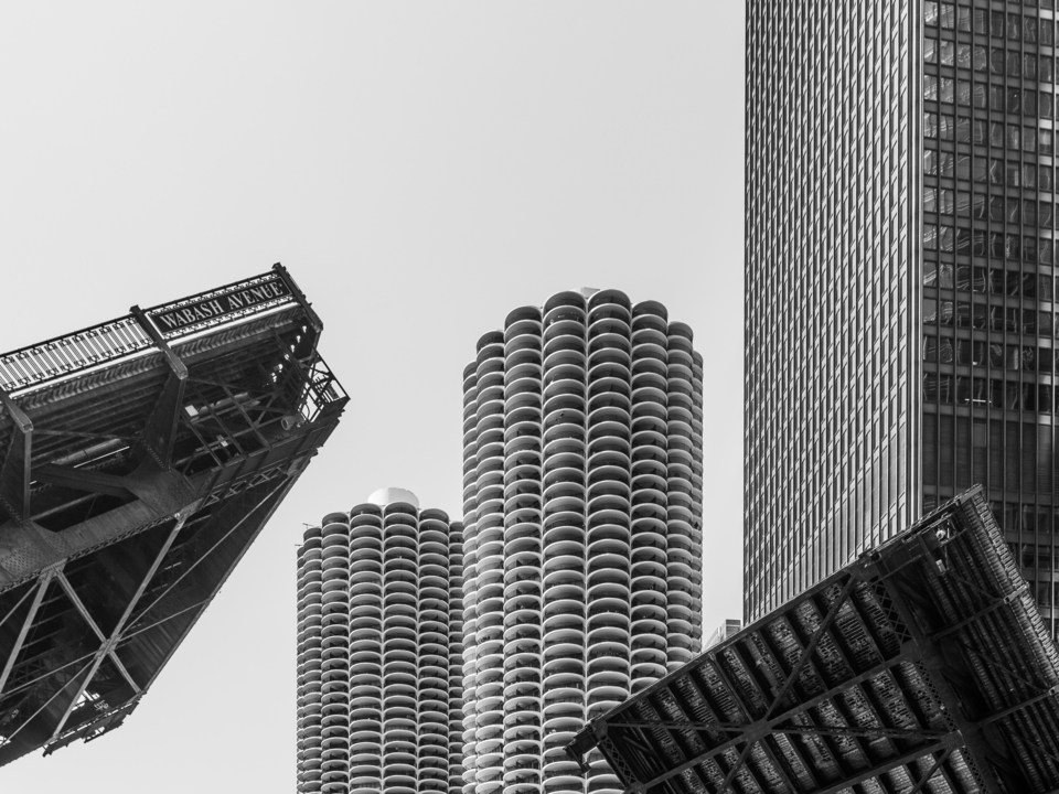 Wabash Avenue Bridge Up